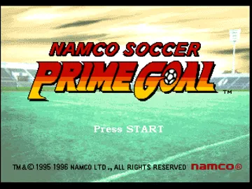 Namco Soccer Prime Goal (EU) screen shot title